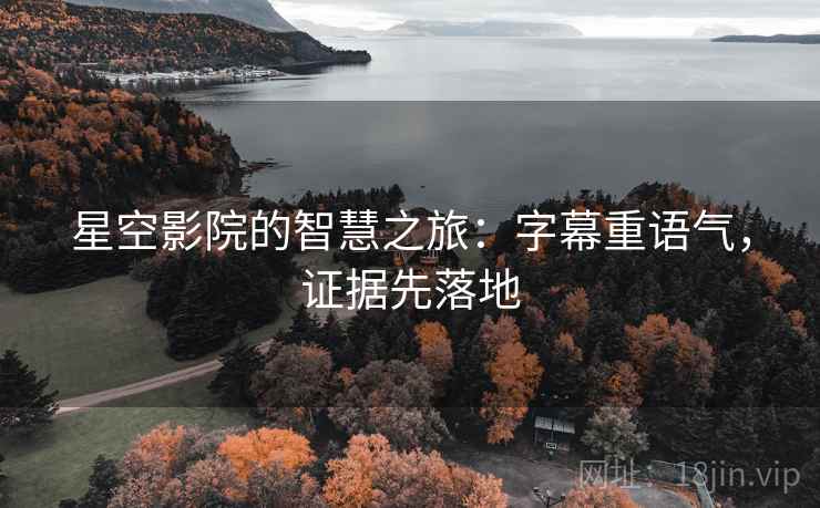 星空影院的智慧之旅：字幕重语气，证据先落地