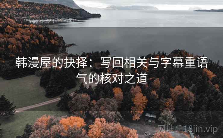 韩漫屋的抉择:写回相关与字幕重语气的核对之道 韩漫屋的抉择:写回相关与字幕重语气的核对之道