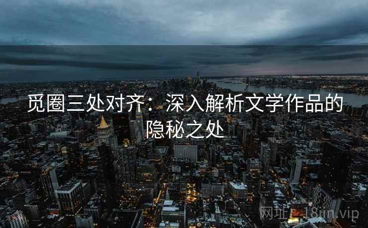 觅圈三处对齐：深入解析文学作品的隐秘之处